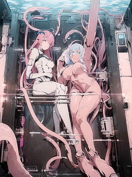 Big Wet Machines Engage in Complex Hentai Pleasure Sessions