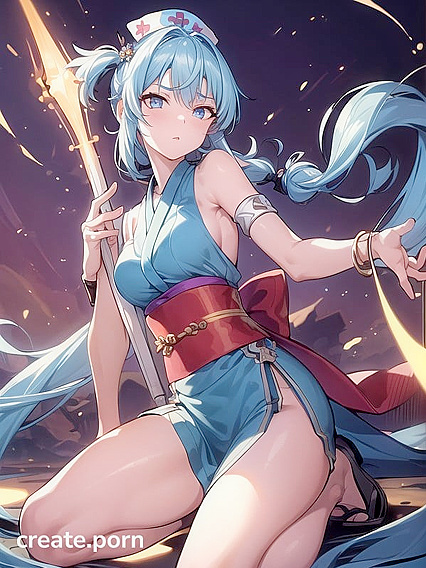 Wendy Marvell in Long Sleeves and Blue Hair Seduces in Steamy Fairy Tail Hentai