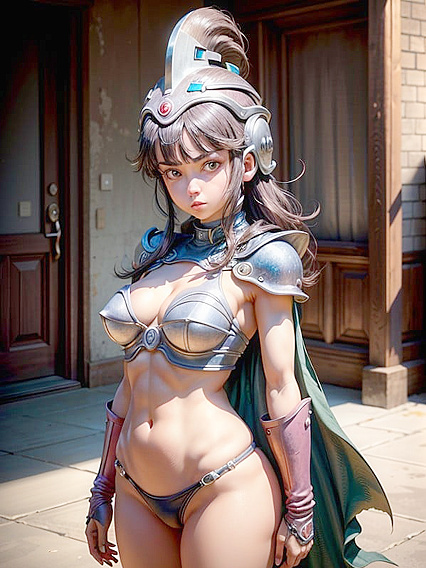 Chichi from Dragon Ball Z Stands Seductively in Erotic Hentai Action