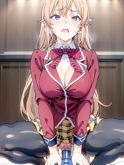 s Skirt Flips Up in Front for Naughty Hentai Action