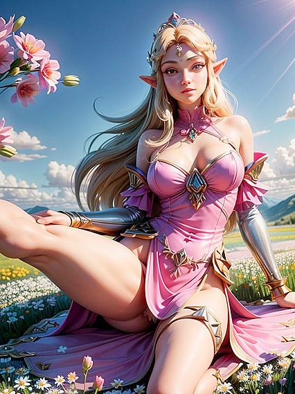 Soft Clouds and Blue Eyes: A Serene hentai Adventure