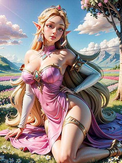 Blonde Masterpiece showcasing Perfect Anatomy in Seductive Hentai Scenes