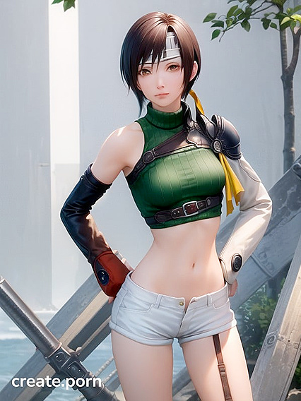 Yuffie Kisaragi from Final Fantasy Teases in Steamy SFW Hentai Scenes