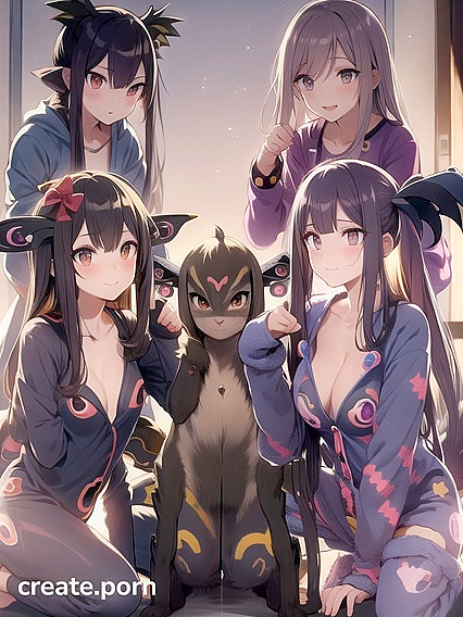 Umbreon Onesie Fun in a Cozy Pet Play Anime Adventure