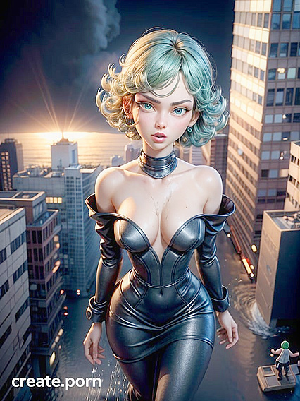 Giant Tsunami Washes Over City in Intense Climactic Hentai Scenes