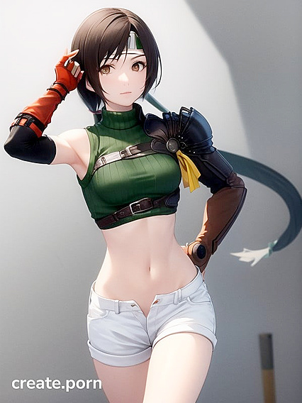 Yuffie Kisaragi from Final Fantasy in Sexy SFW Hentai Adventures