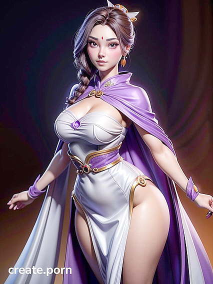 Raven from Teen 18+ Titans Seduces in Latex and Chinese Hanfu for Hot Hentai Action