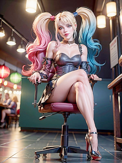Angry Carnival Queen with Crossed Legs inSTEAMING Hentai Action