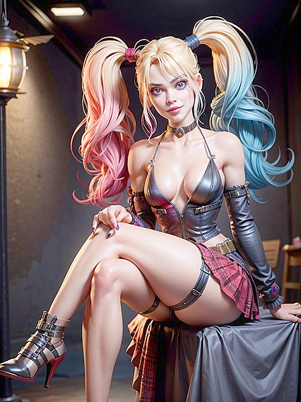 Harley Quinn's Wild Carnival Ride Ends in Furious Hentai Pleasure