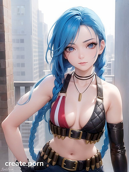 Jinx from League of Legends Seduces in Steamy Hentai Action