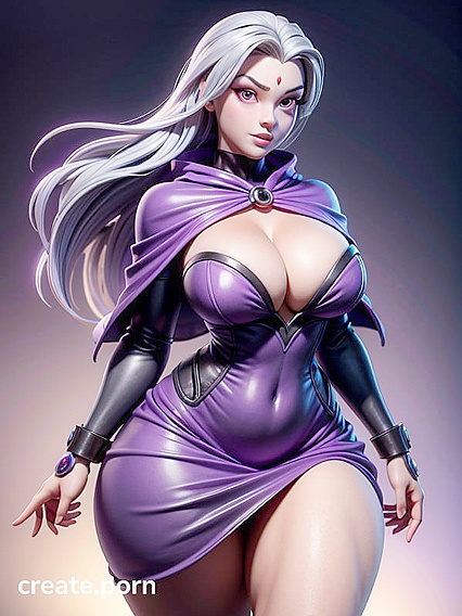 Raven from Teen 18+ Titans Gets Thick in Seductive 3D Hentai Action