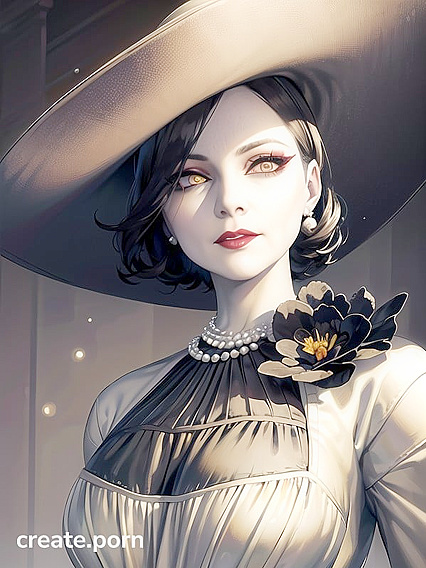 Lady Dimitrescu from Resident Evil Seduced in Soft Pastel Hentai Delights