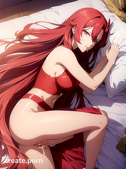 Undressing with Glowing Eyes: A Seductive Front View Hentai Experience