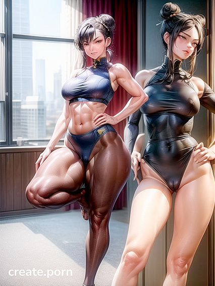 Chun Li from Street Fighter Grins Seductively in Busty Hentai Action