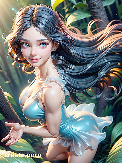 Sunny the Slime Girl 18+ Shows Off Her Massive Breasts in Busty Hentai Fun