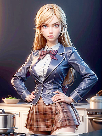 Angry 3D Character Stares Intensely at You in Mind-Blowing Hentai Action