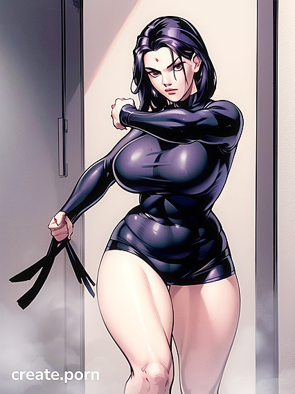 Thick Curves Put On Display in Embarrassing Yoga Hentai Session