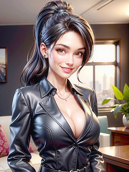 Thick Curves Take Center Stage in a Steamy Living Room Hentai Experience