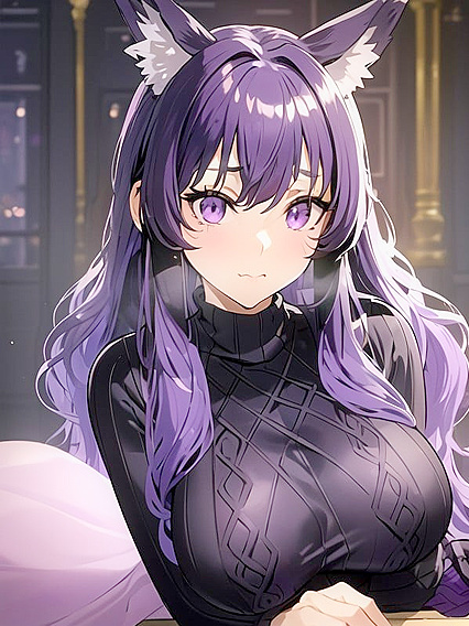 Delta from Eminence in Shadow Enjoys Classic Film Noir Vibes with Silver Gemstone Hairpin