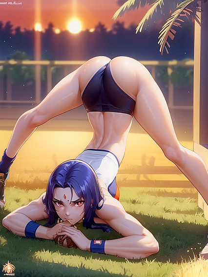 Fit Babe in Baseball Uniform Shows Off Her Massive-Assed Perfection in hentai'action