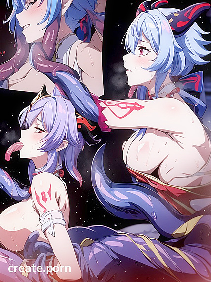 Ganyu Takes Center Stage in Steamy NSFW Hentai Solo Adventure