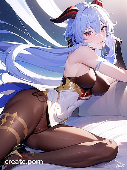 Fit Ganyu Poses as a Sexy Model inMind-Blowing Hentai Scenes