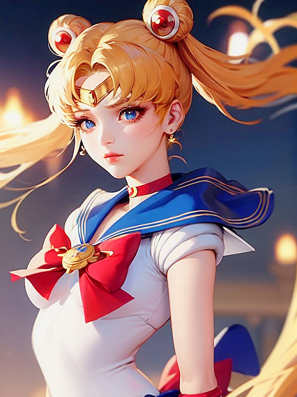 Sailor Moon Seduces in Steamy Hentai Action