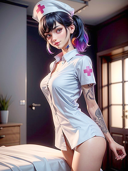Skinny Girl 18+ with Tiny 18+ Ass in 3D Hentai Action