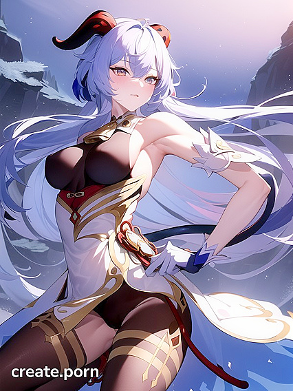 Ganyu's Busty Action in Steamy Hentai AI Scenes