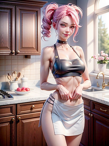 Skinny 18-Year-Old Strips Down for Steamy Hentai Pleasure Session