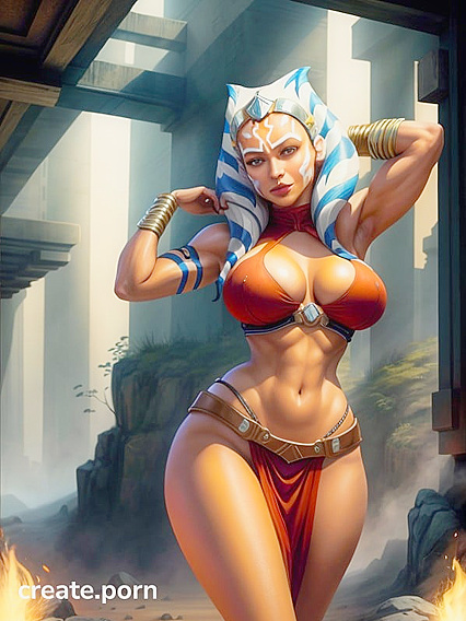 Massive Breasts and voluptuous Ass in Arms-Up Position for Explosive Hentai Pleasure
