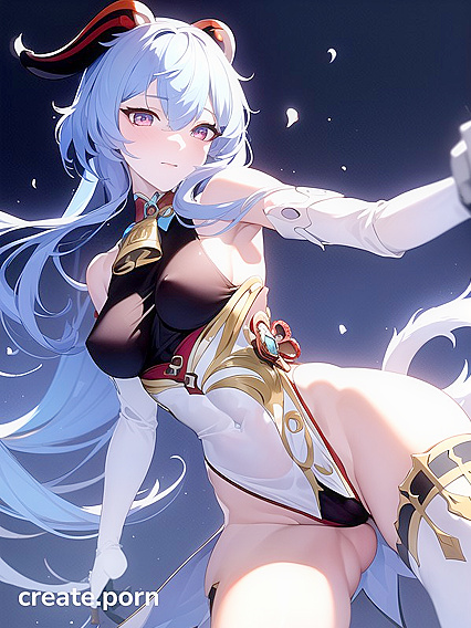Busty Cat Girl 18+ Model Poses Seductively in erotic Hentai Scenes
