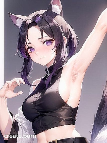 Fit Girl 18+ Smiles and Blushes in Mischievously Seductive Hentai Scene