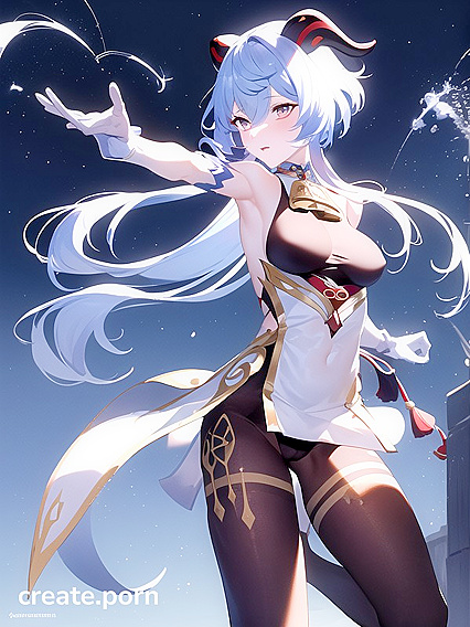 Ganyu the Fit Cat Girl 18+ Shows off Her Curves in Steamy Hentai Action