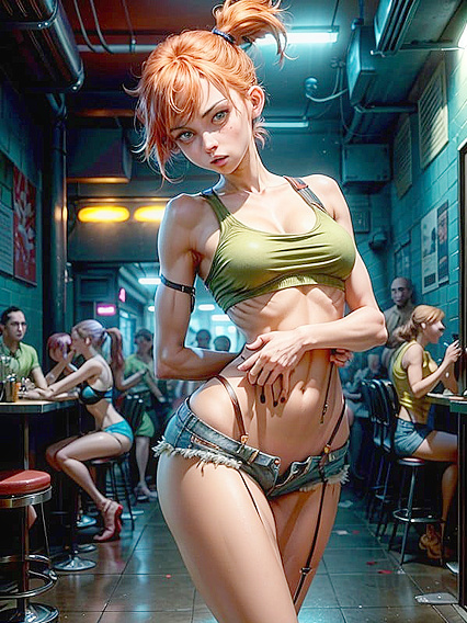 Blushing Beauty Enjoys Intimate Night Pleasures in HentaiAI