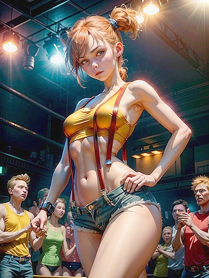 Misty from Pokémon Strips Seductively in Nightclub forSTEAMY Hentai Action