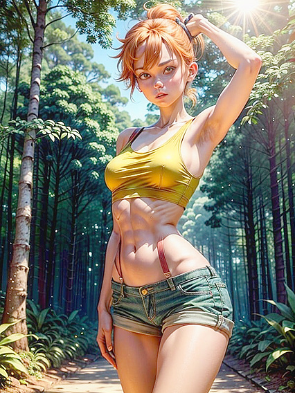 Skinny Girl 18+ with Tiny 18+ Ass Enjoying Noontime Hentai Pleasure