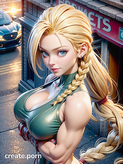 Sunny Takes It to the Streets in Intense Close-Up Hentai Action