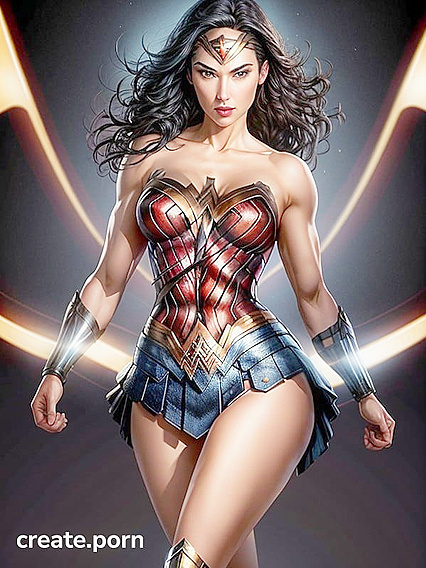 Wonder Woman's Skirt Flies High in Steamy Hentai Action