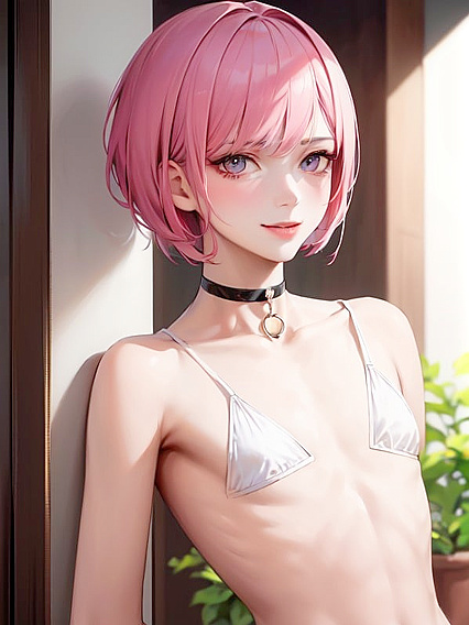 Happy Hentai Adventures with a Pink-Haired Bobcut Beauty
