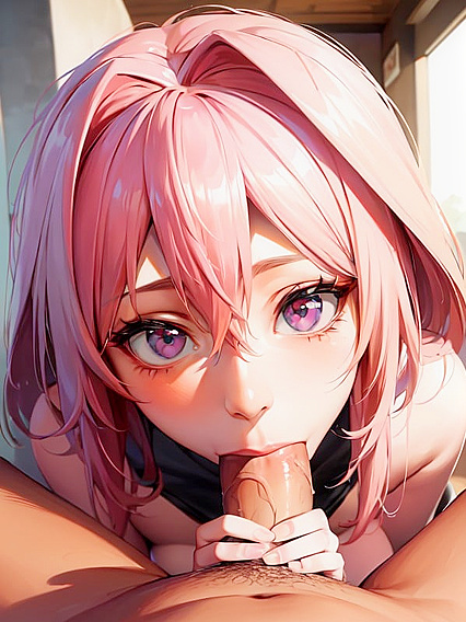 Pale Bodies Stand Close in Intense POV Hentai Action