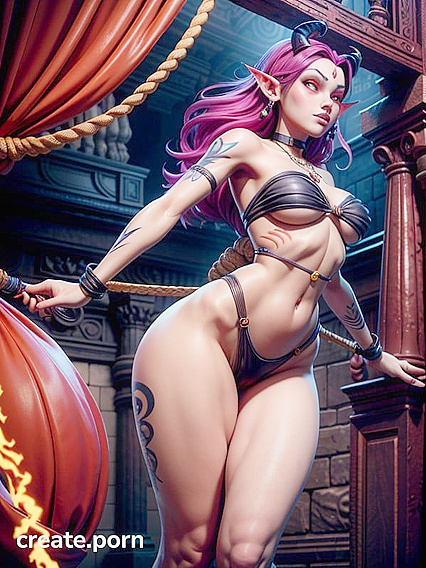 Raven from Teen 18+ Titans Stripped Down for Intense Nighttime Hentai Action