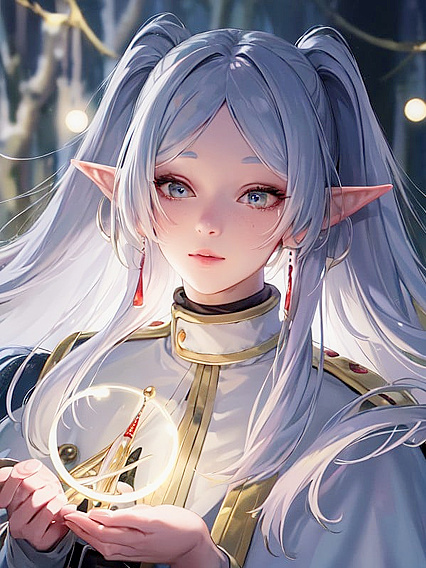 Oversized Ambient Bokeh Lights Enhance Intimate Hentai Moments Up Close