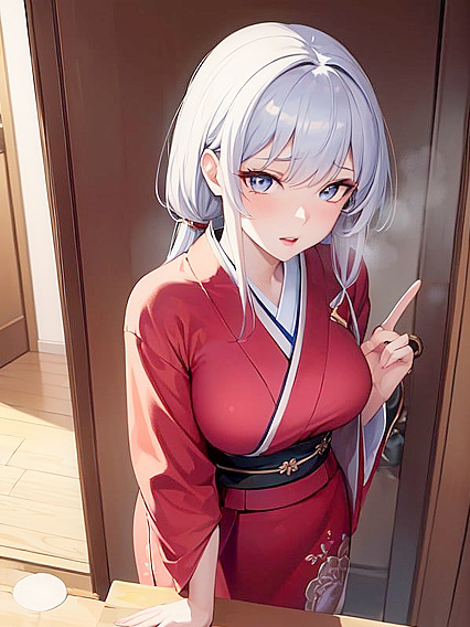 Embarrassed Beauty Enjoying Intimate Nights in Top-Down Hentai Scenes