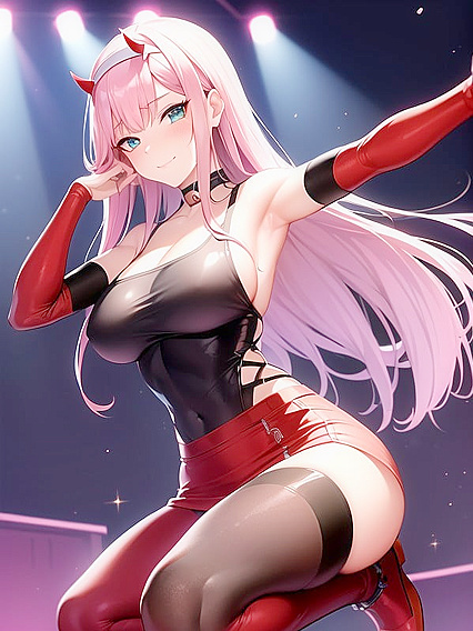 Sunny Wears Tight Armor Gloves for Sensual Hentai Pleasure