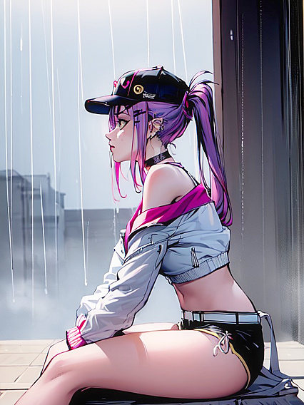 Two Pink-Haired Lovers Enjoy Intimate Moments in Minimalist Hentai Passion