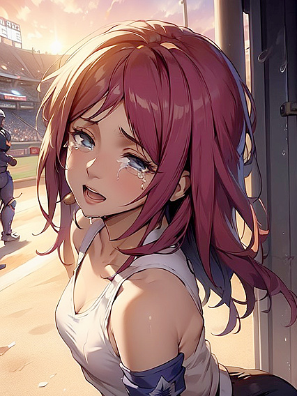 Bare Shouldered Teen 18+ Seduces at Sunset in Mesmerizing Hentai Action