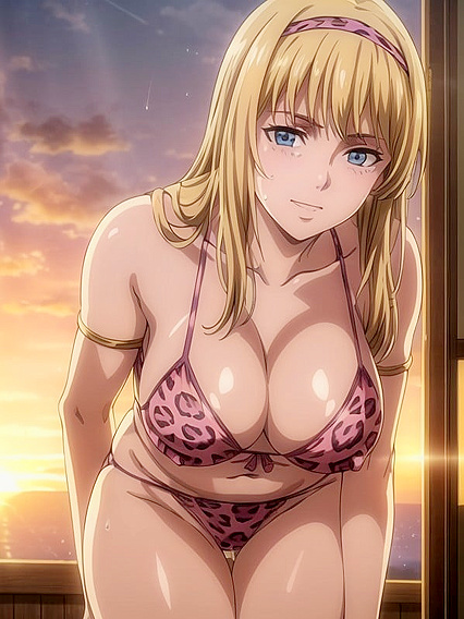 Wet Oversized T-Shirt in 18+ Hentai AI Image