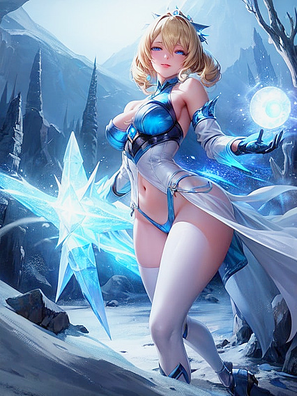 Blue-Eyed Pigtails Glowing in Ecstatic Hentai Pleasure