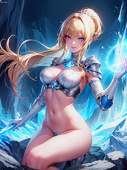 Grinning Girl 18+ with Pigtails Shows Off Her Full Body inSTEAMING Hentai Action